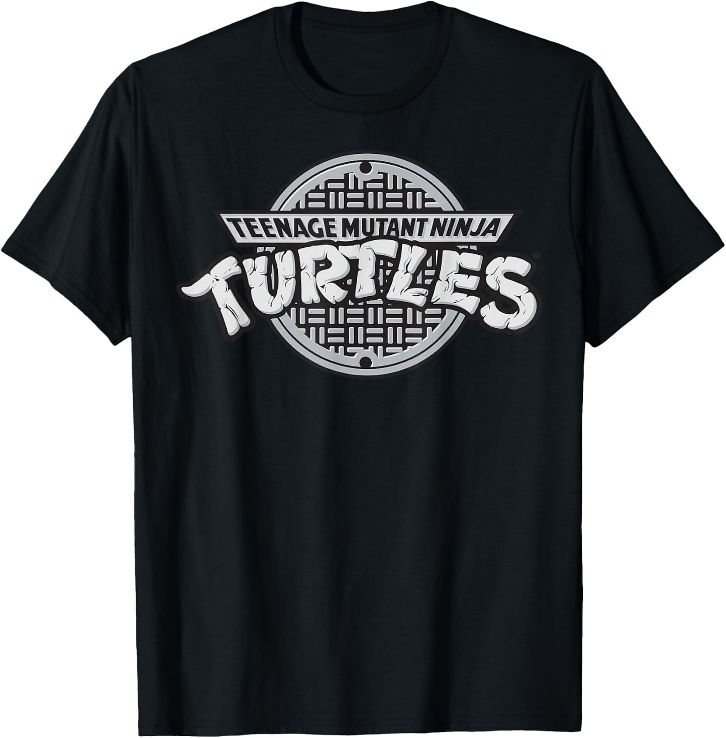 Teenage Mutant Ninja Turtles TMNT Sewer Logo -Shirt T-Shirt - T-Shirt | Black