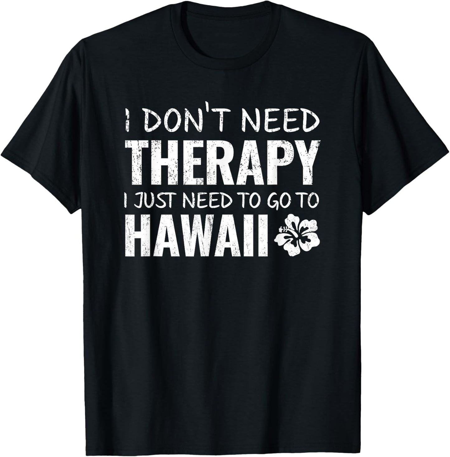 Hawaiian Vacation, Hawaii Souvenir gift T Shirt T-Shirt - T-Shirt | Black