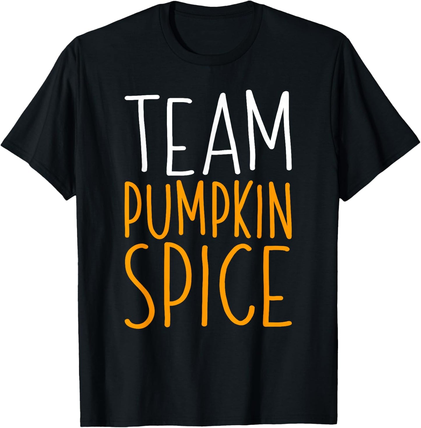 Team Pumpkin Spice Shirt Men Women Kids Fall Season T-Shirt - T-Shirt | Black