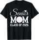 Senior Golf Mom 2025 Class Of 2025 Graduate Back To School T-Shirt - T-Shirt | Black