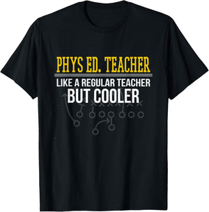 You Don't Scare Me I'm a Teacher and Apparel Adult : Gym Exercise Sports Teacher - Black, Small T-Shirt - T-Shirt | Black