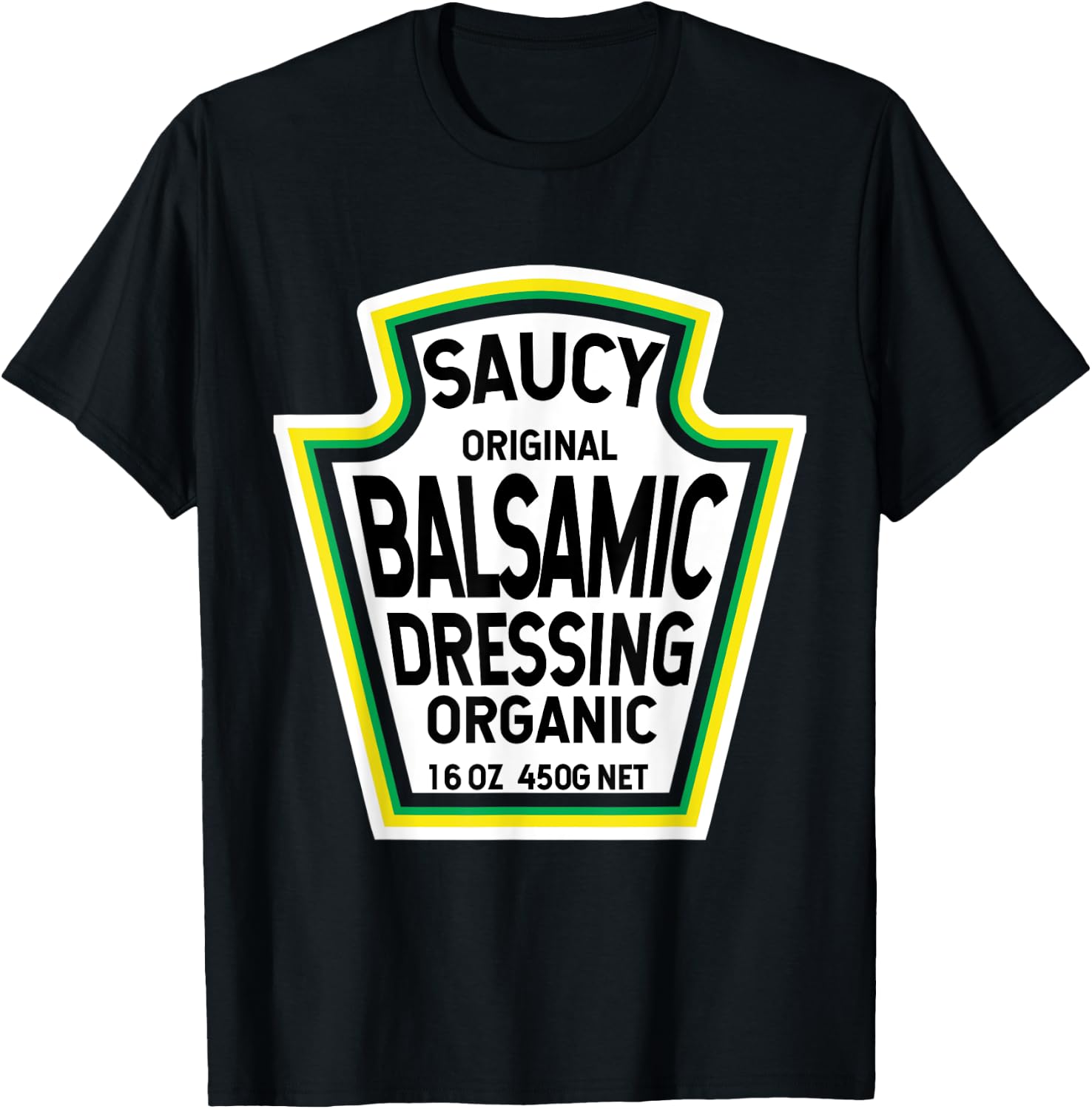 Balsamic Dressing Salad Easy Halloween Costume Matching T-Shirt - T-Shirt | Black