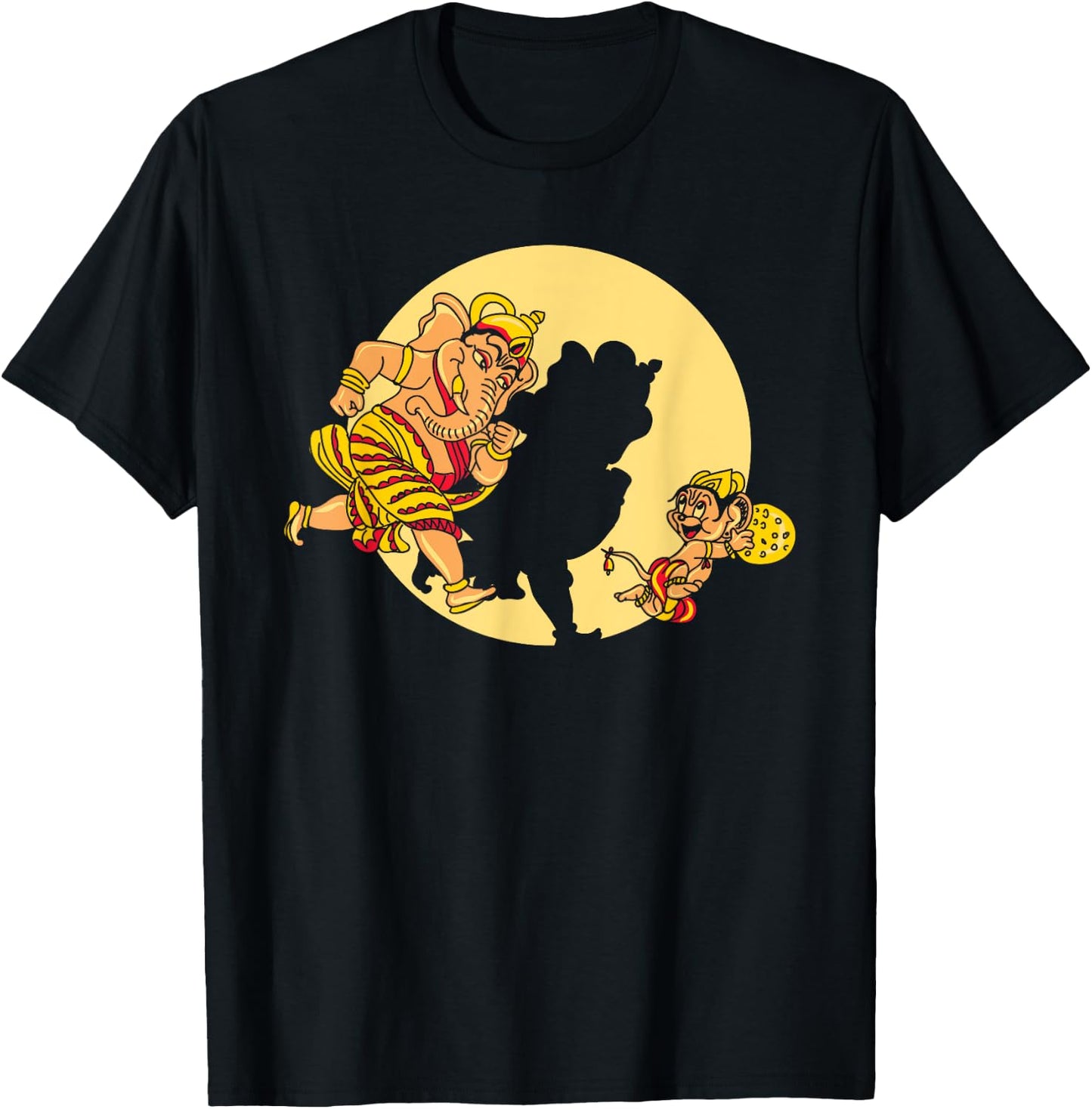Tintin Ganesha T-Shirt - T-Shirt | Black