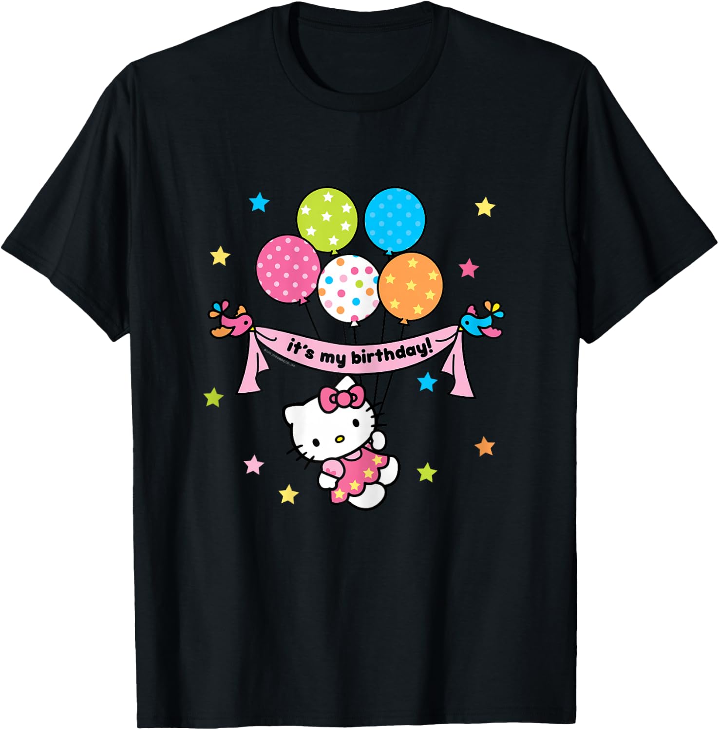 Hello Kitty It's My Birthday Shirt T-Shirt - T-Shirt | Black