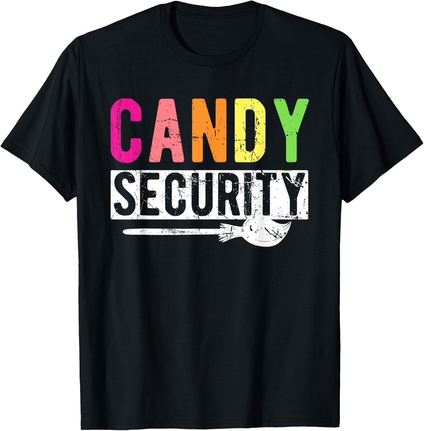 Candy Security Halloween Candy Security T-Shirt - T-Shirt | Black