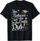 She Believed She Could So She Did Graduation Ladies T Shirt T-Shirt - T-Shirt | Black