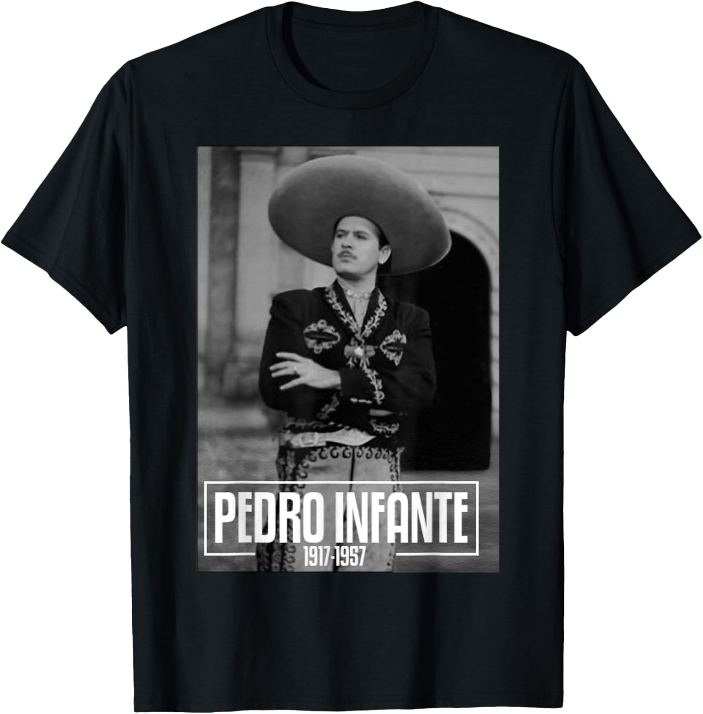 Pedro Infante Poster Shirt T-Shirt - T-Shirt | Black