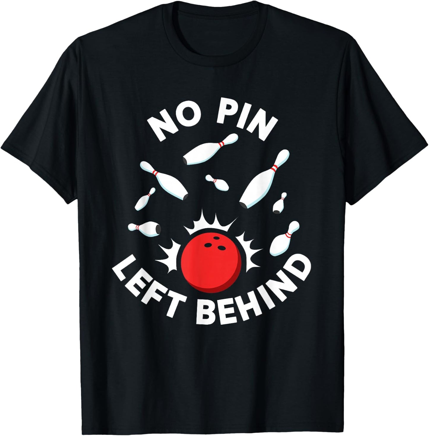Bowing Women Or Kids | Bowling Team Shirt T-Shirt - T-Shirt | Black