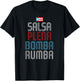 Puerto Rico Flag Music Salsa Plena Bomba Rumba T-Shirt - T-Shirt | Black