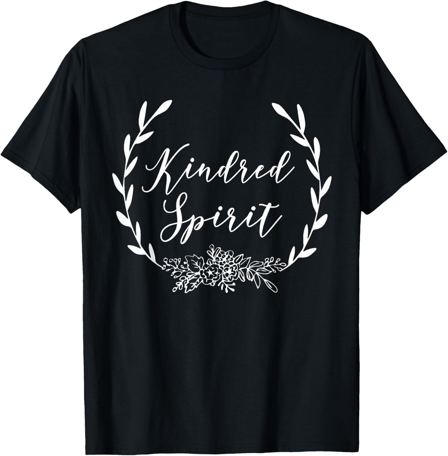 Kindred Spirit , Anne of Green Gables Quote Shirt T-Shirt - T-Shirt | Black