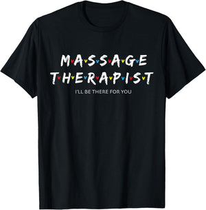 Adorable Massage Therapist Shirt Christmas Gift Therapy T-Shirt - T-Shirt | Black