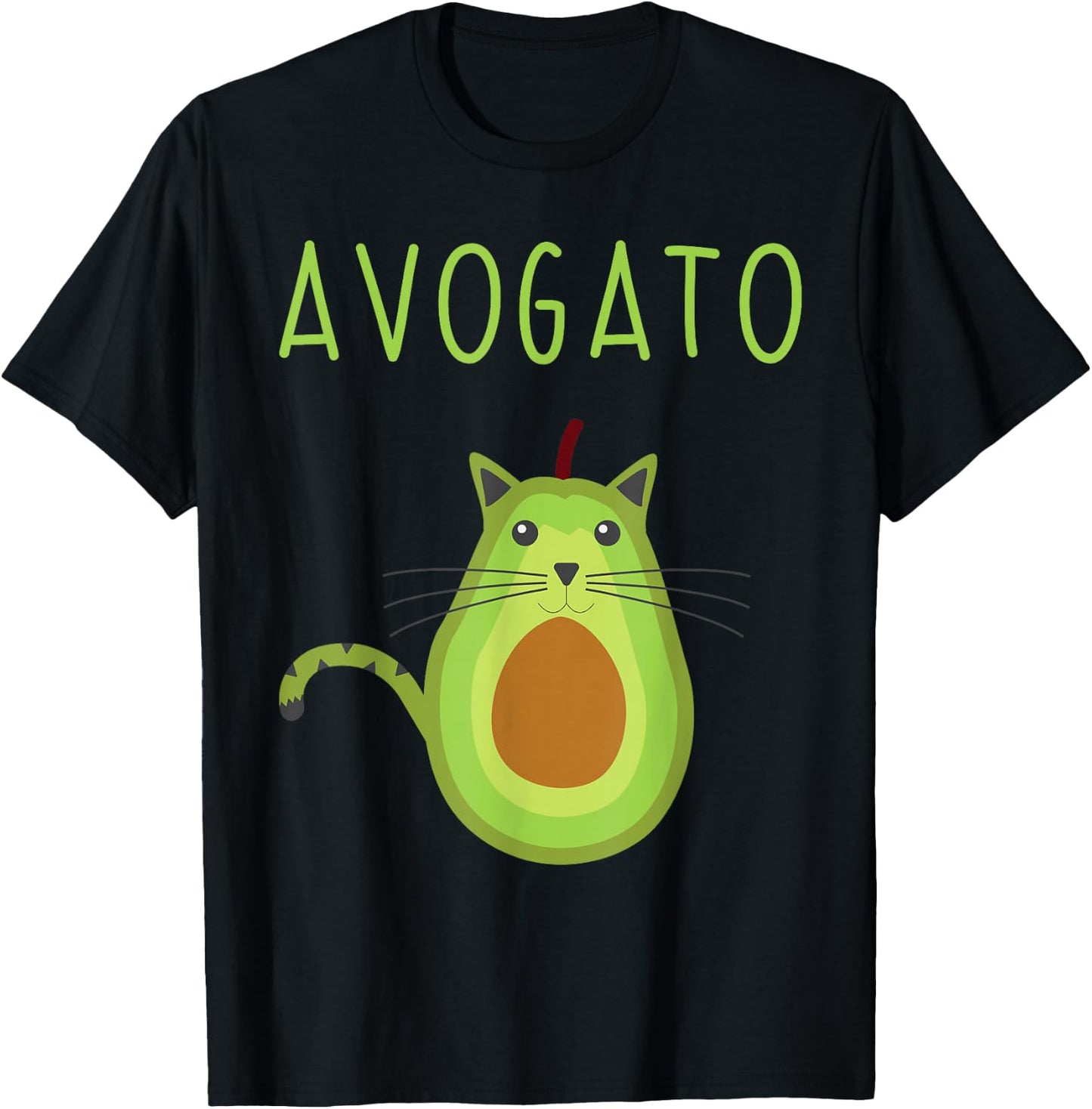 Avogato Cinco De Mayo Gift Cinco De Meow Cat Avocado T-Shirt - T-Shirt | Black