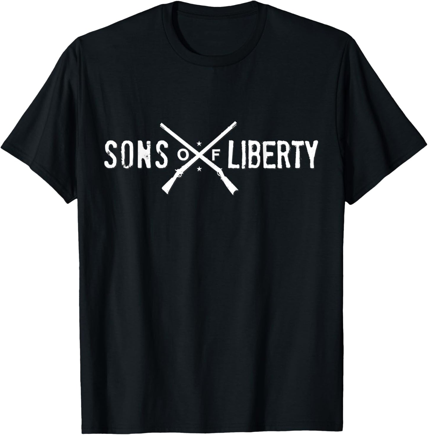The Sons of Liberty Secret Society Patriot Military T-Shirt - T-Shirt | Black