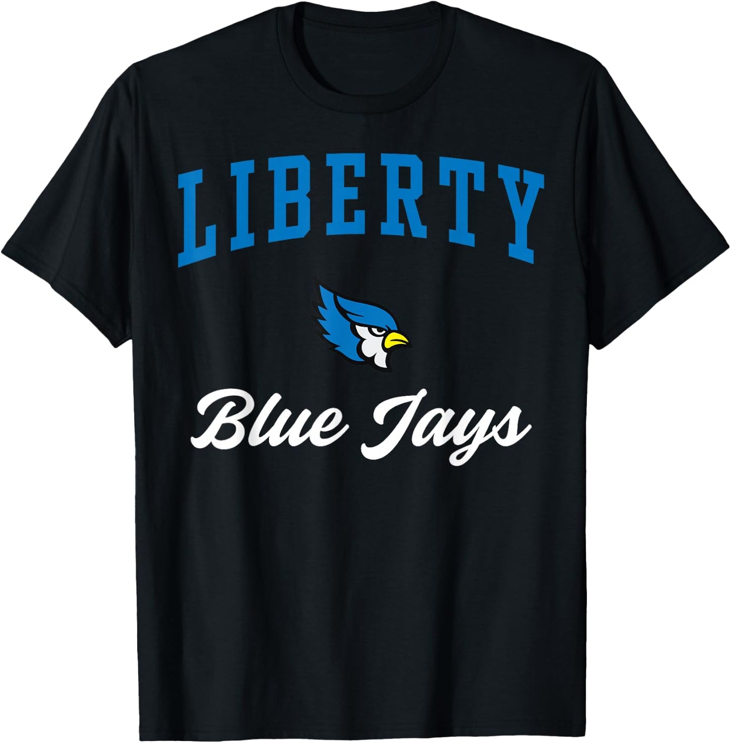 Liberty High School Blue Jays T-Shirt - T-Shirt | Black