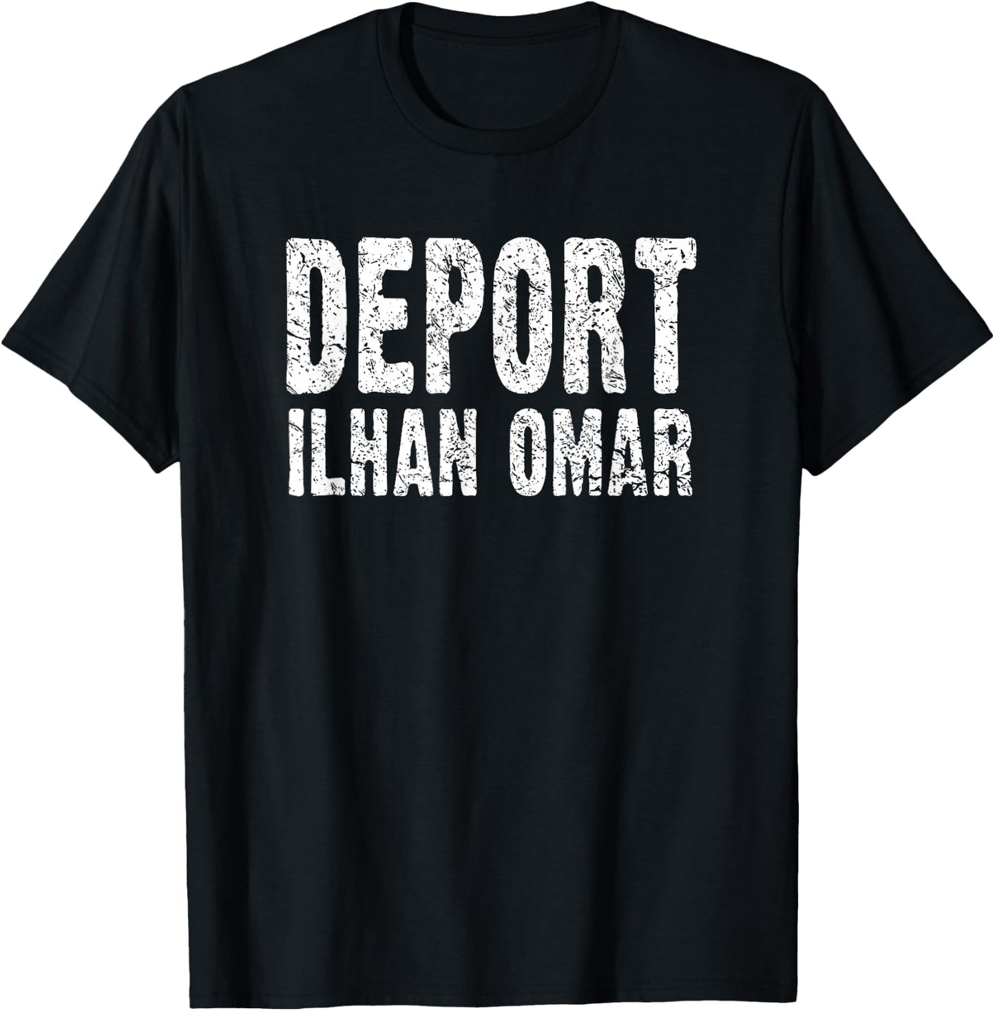 Anti Ilhan Omar, Funny Conservative Republican Gag Gift T-Shirt - T-Shirt | Black