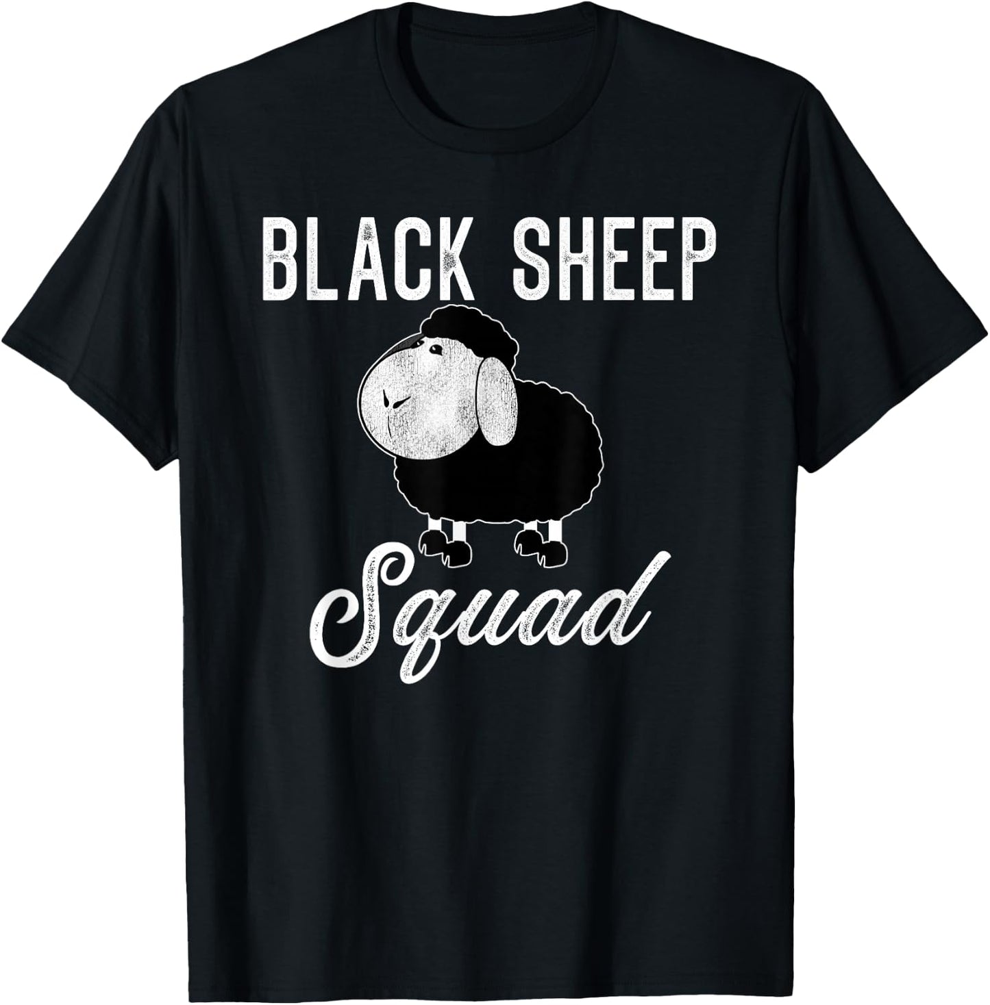 Black Sheep Squad Funny Black Sheep T-Shirt - T-Shirt | Black