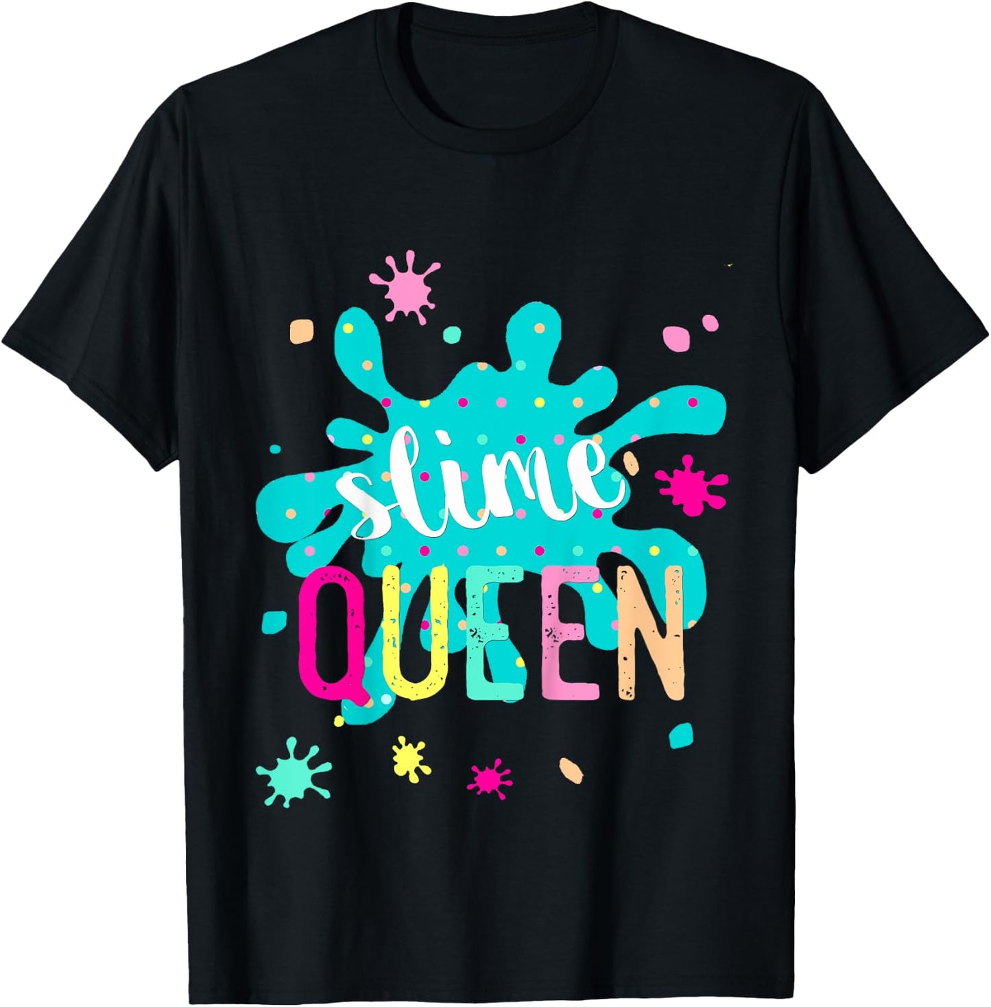 Kids Slime Queen Youth T-Shirt - T-Shirt | Black
