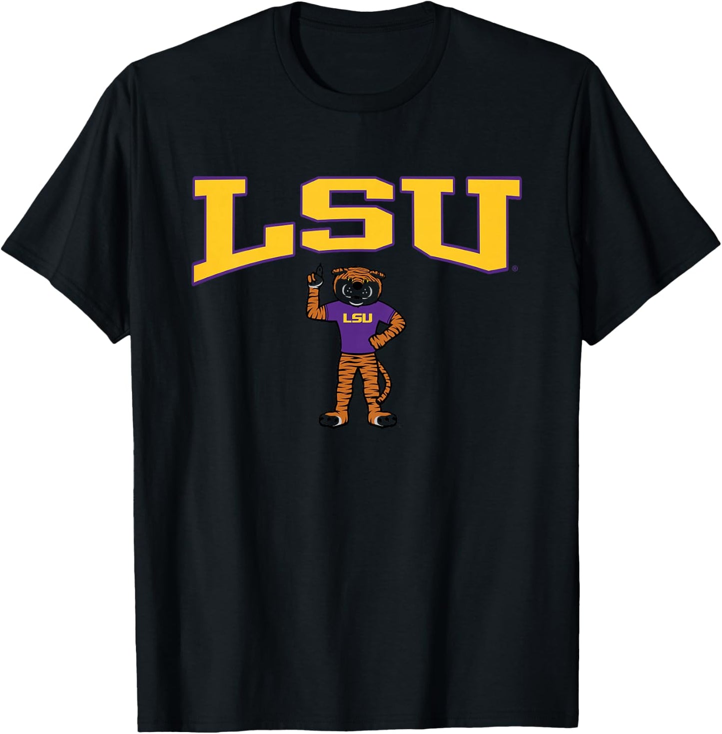 Kids LSU Tigers Kid's Mike White Officially Licensed T-Shirt - T-Shirt | Black