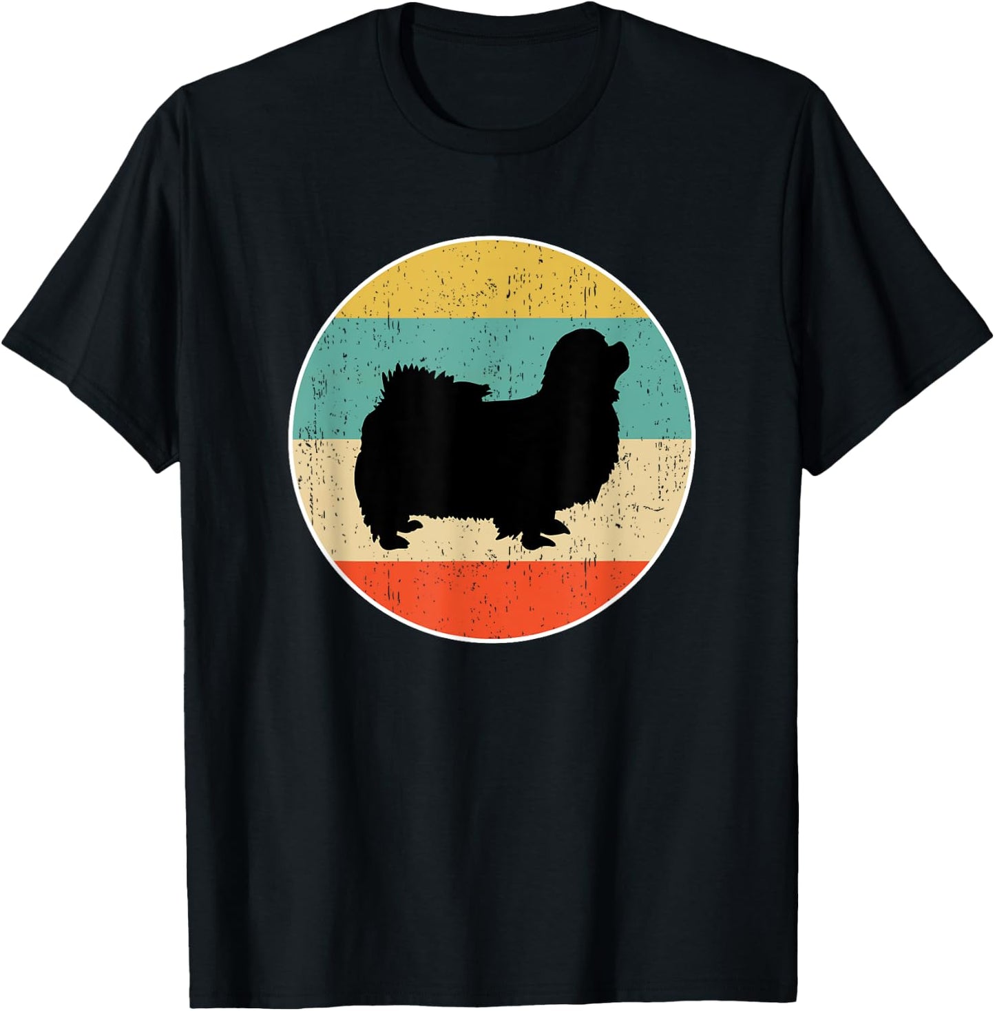 Tibetan Spaniel Dog T-Shirt - T-Shirt | Black
