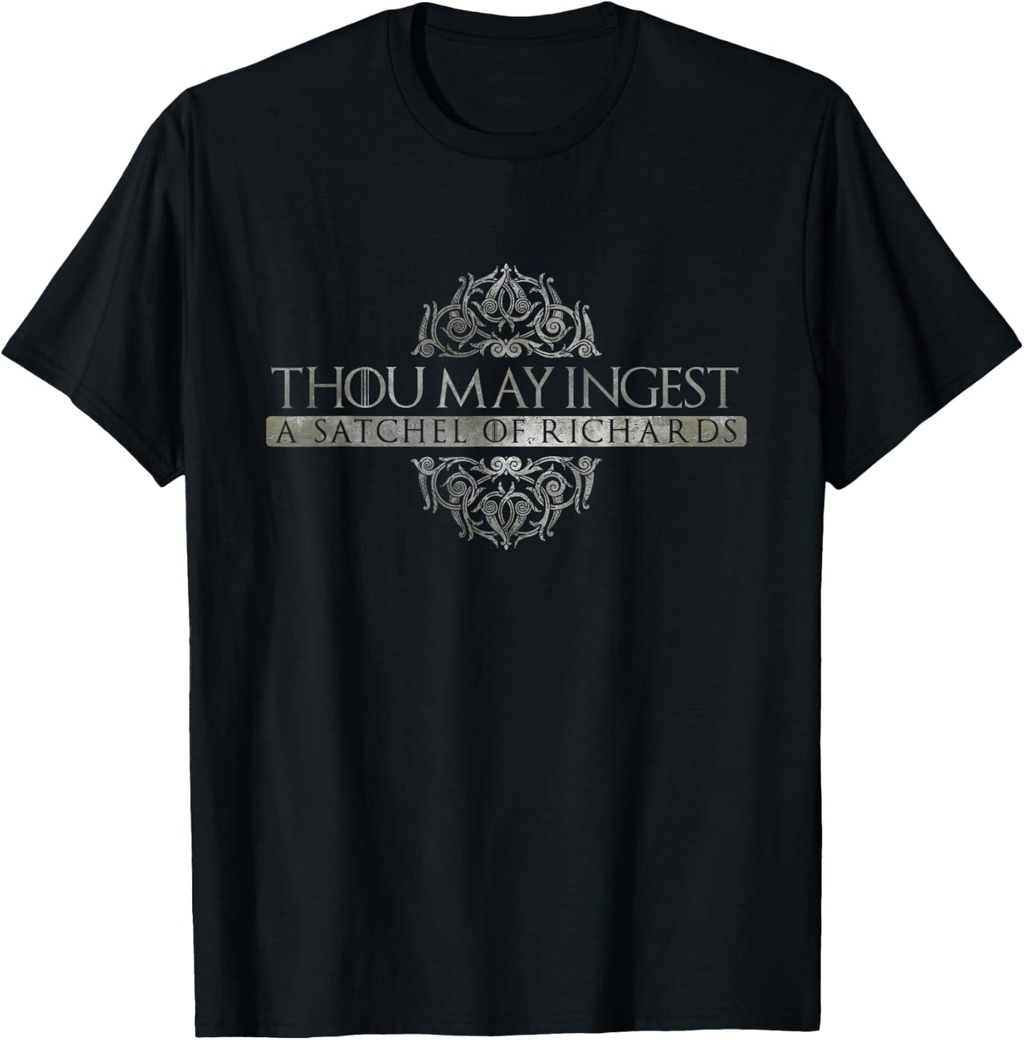 Art Thou May ingest a Satchel of Richards Vintage T-Shirt - T-Shirt | Black