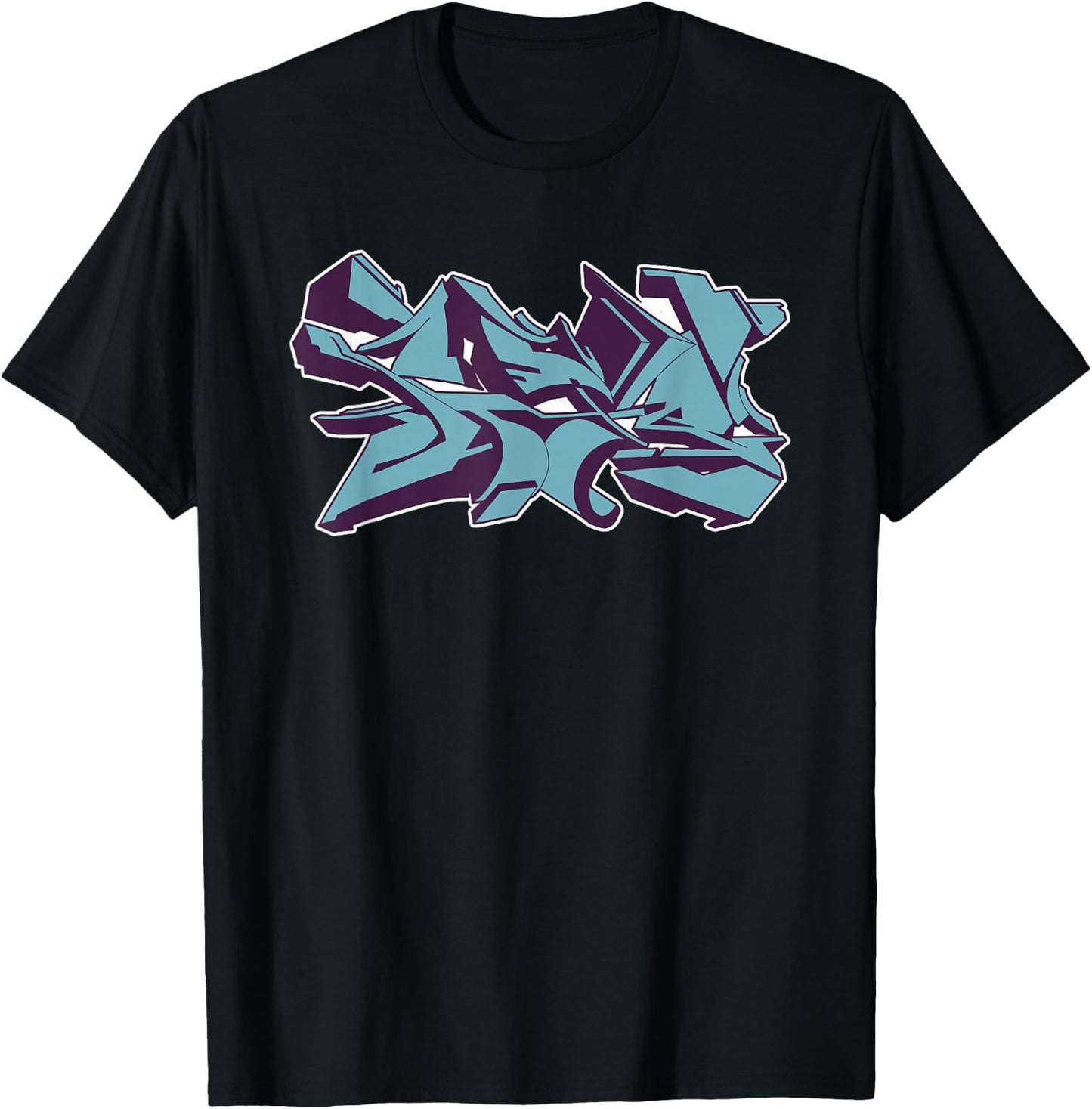 Hiphop Graffiti Street Art T-Shirt - T-Shirt | Black
