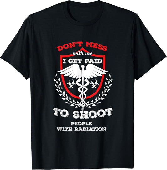 Rad Tech Radiology Technologist X-ray Radiation Doctor T-Shirt - T-Shirt | Black