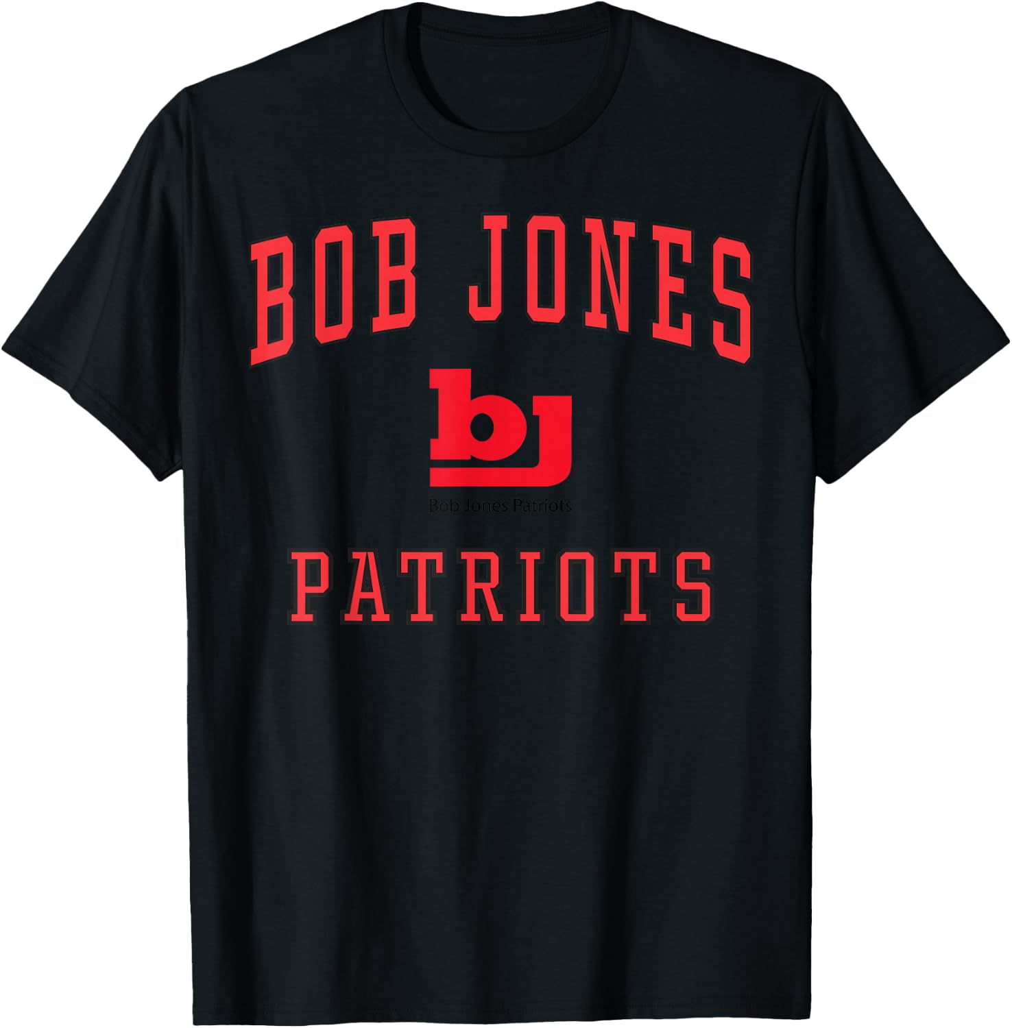 Bob Jones High School Patriots C1 T-Shirt - T-Shirt | Black