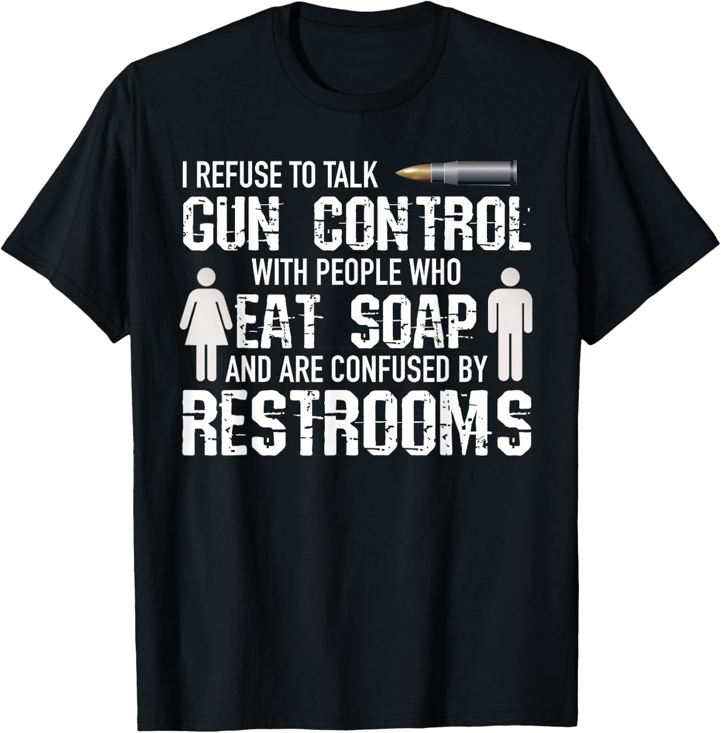 2nd Amendment Gun Rights Pro Gun Debate T-Shirt - T-Shirt | Black