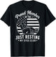 (On Back) Proud Member of The Just Resting My Eyes Club Dad T-Shirt - T-Shirt | Black