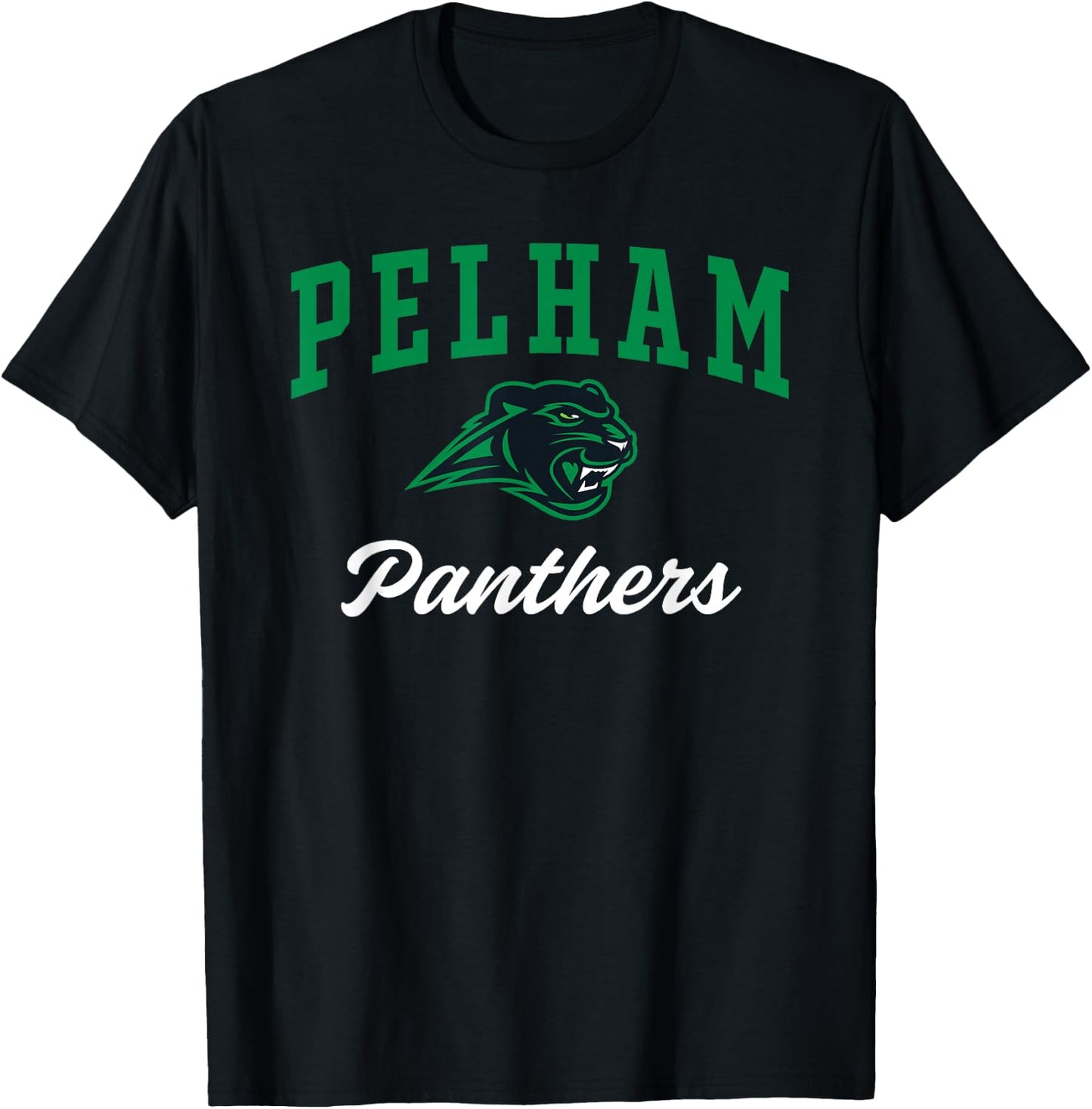 Pelham High School Panthers C3 T-Shirt - T-Shirt | Black