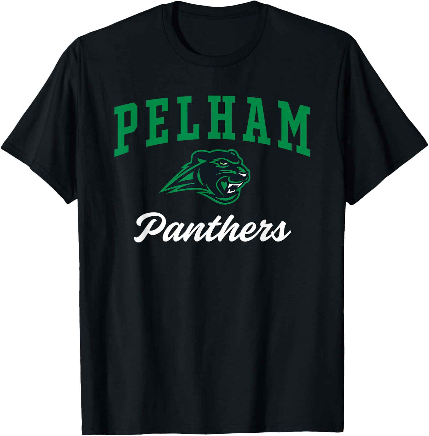 Pelham High School Panthers C3 T-Shirt - T-Shirt | Black