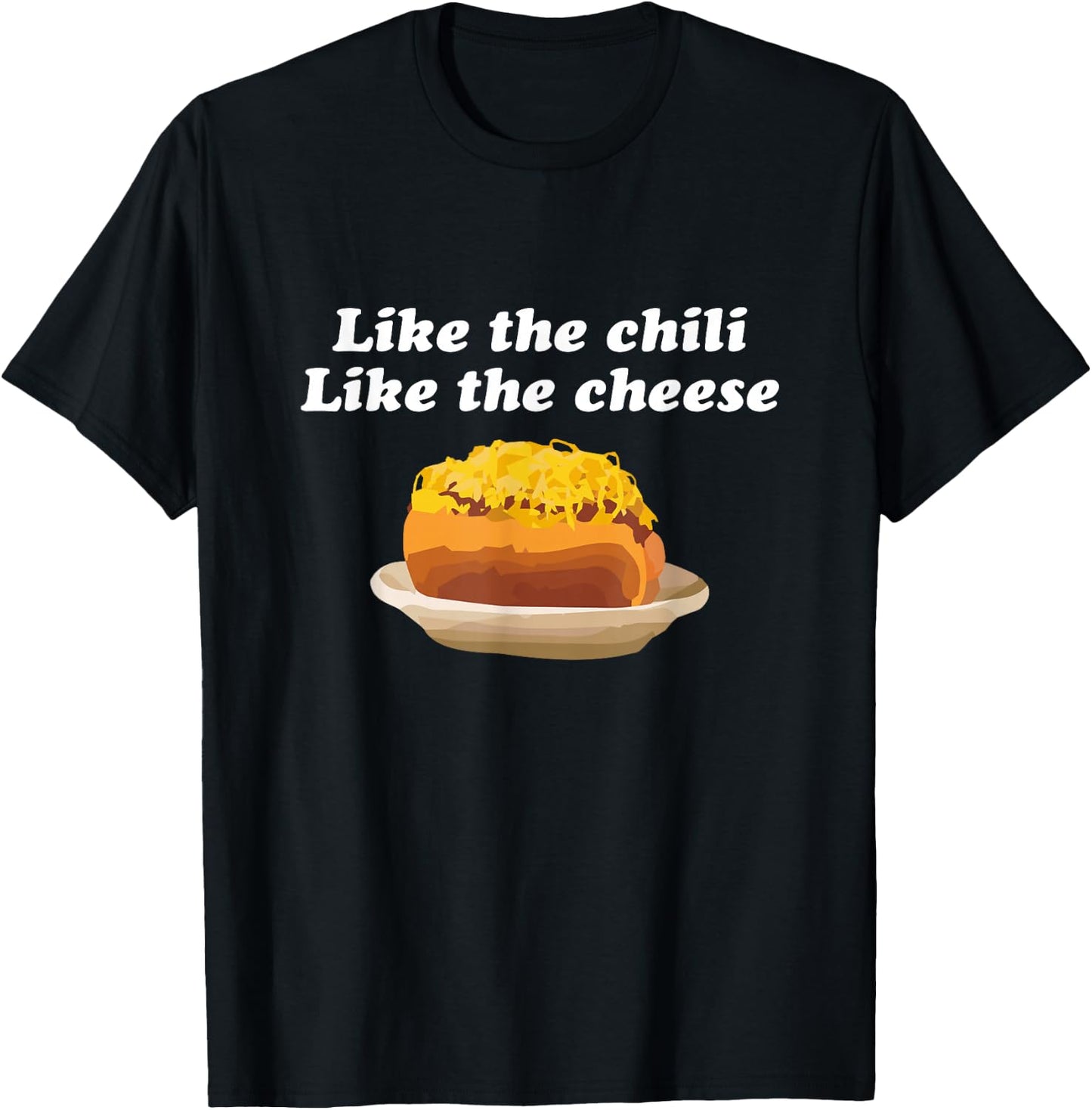 Cincy Gifts | Funny Cincinnati Chili Cheese Coney T-Shirt - T-Shirt | Black