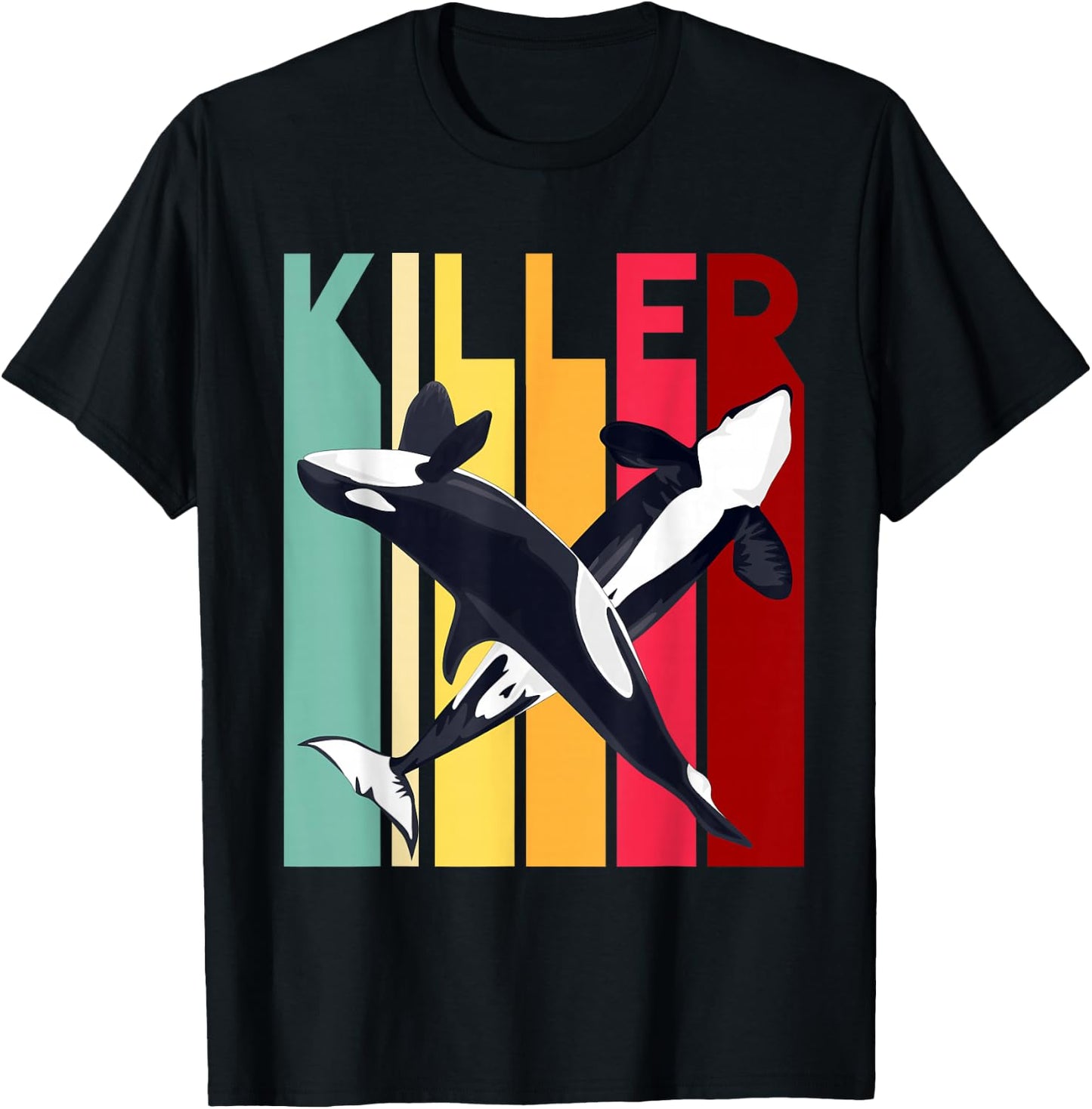 Killer Whale Gift Sea Animals Orca T-Shirt - T-Shirt | Black