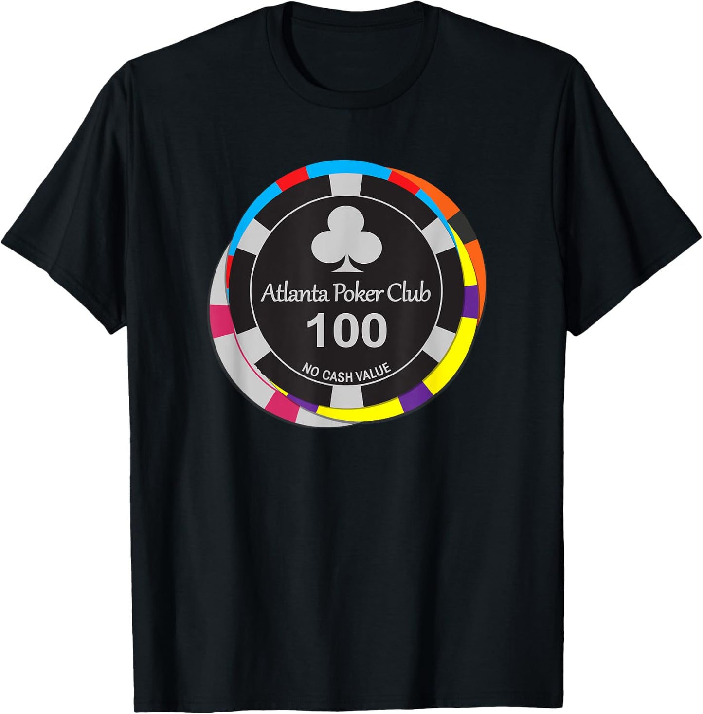 Atlanta Poker Club Big Stack T-Shirt - T-Shirt | Black