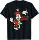 Disney Vintage Minnie Mouse Christmas T-Shirt - T-Shirt | Black