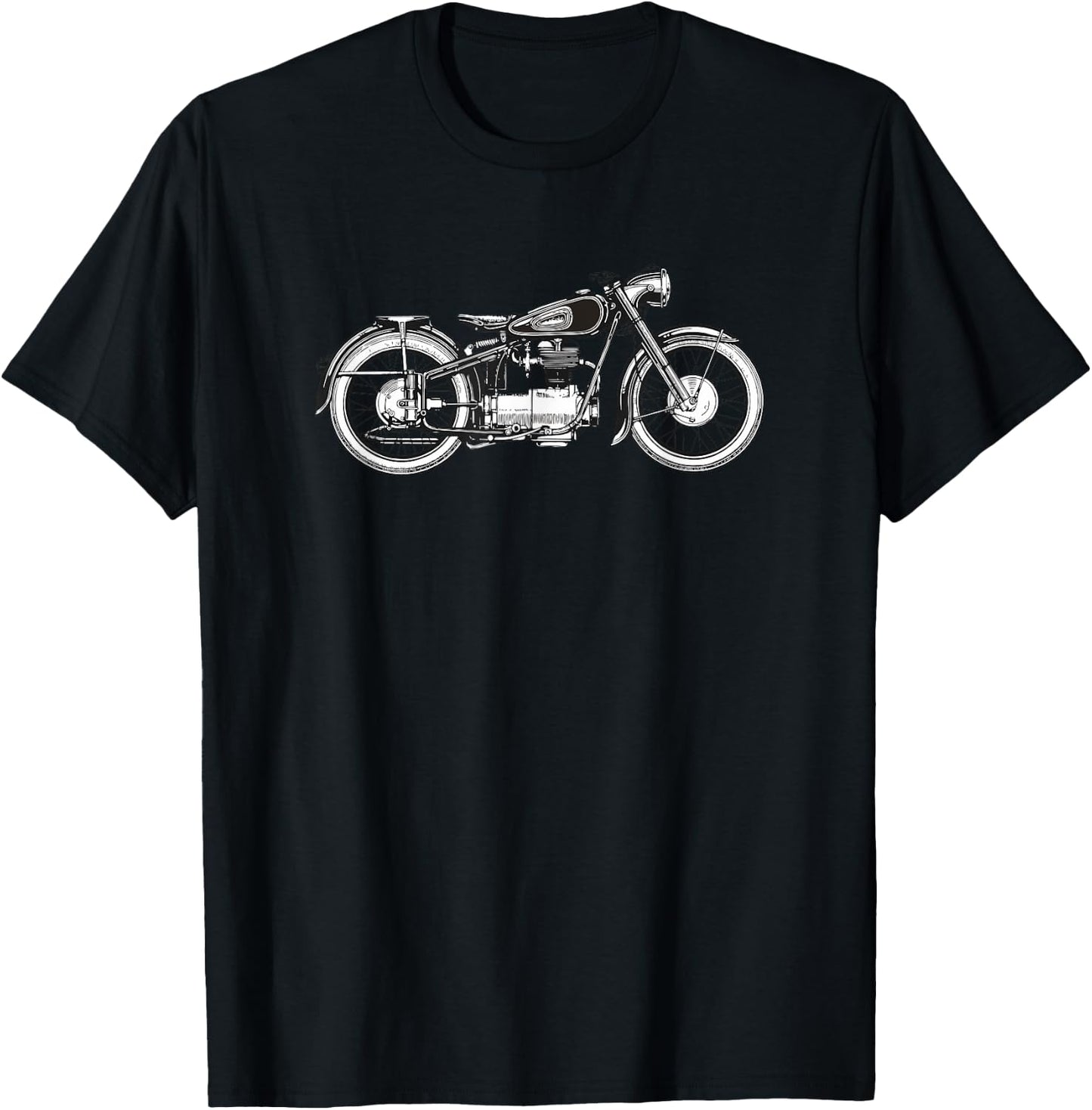 Retro Vintage Motorcycle | I love my Motorcycle T-Shirt - T-Shirt | Black