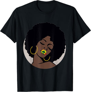 Beautiful Ethiopian Oromo Girls shirt Oromo Mom gift T-Shirt - T-Shirt | Black