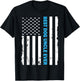 Dog Uncle Ever American Flag Gift Uncles Day Kids Men T-Shirt - T-Shirt | Black