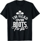 I'm Head Over Boots For You Country Music Southern T-Shirt - T-Shirt | Black