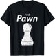 Kids Halloween Chess Piece The Pawn Shirt Group Matching Costume T-Shirt - T-Shirt | Black