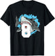 Kids Shark 8th Birthday Boy 8 Eight Shark Theme Party T-Shirt - T-Shirt | Black
