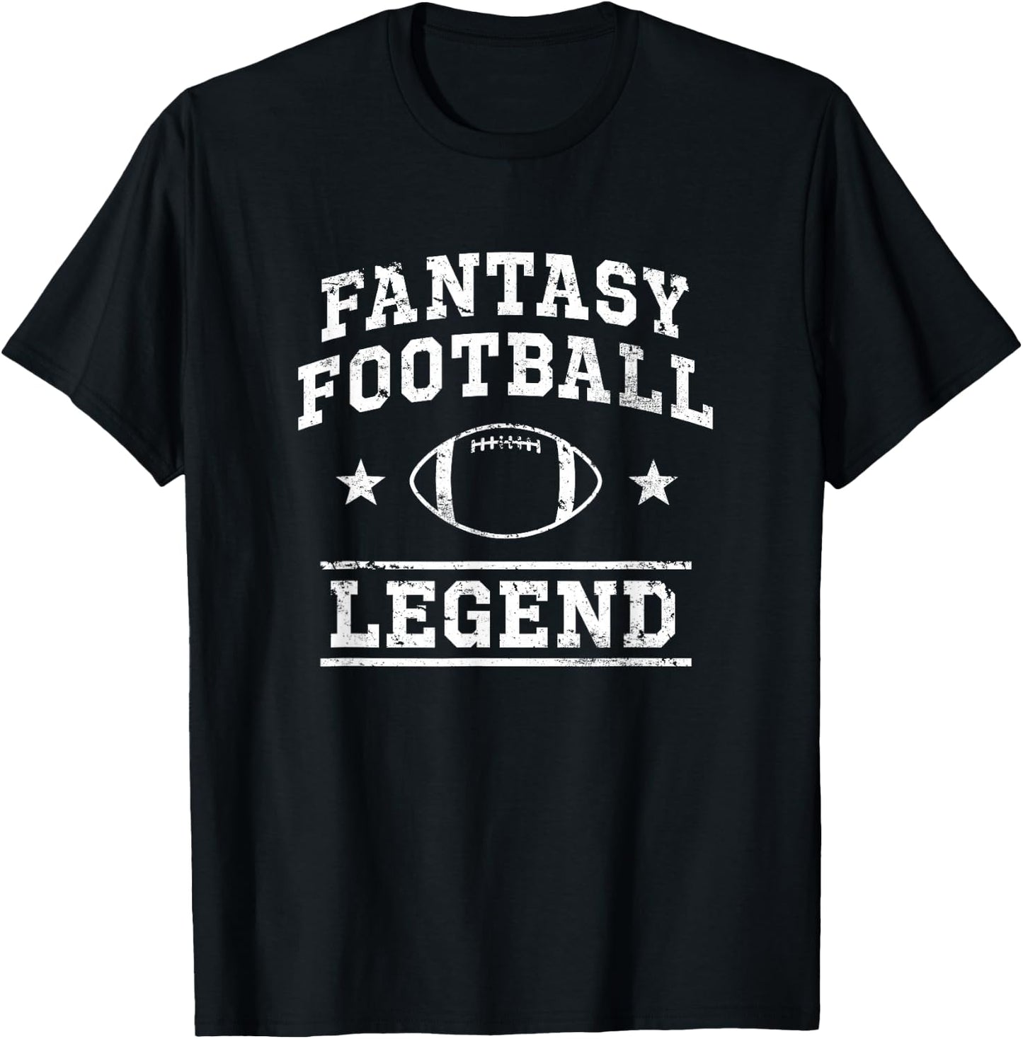 Fantasy Football Legend Vintage T-Shirt - T-Shirt | Black