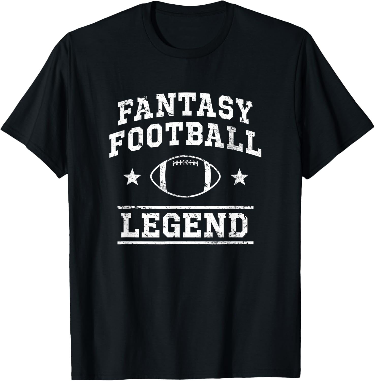 Fantasy Football Legend Vintage T-Shirt - T-Shirt | Black