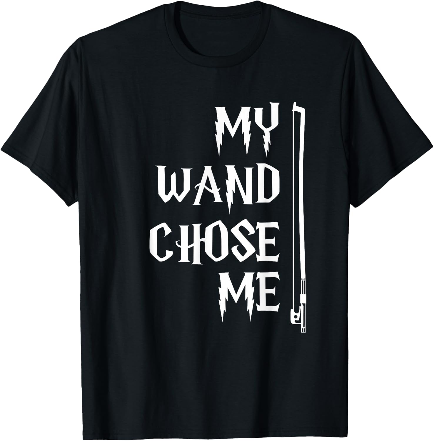 String Bow Violin For Orchestra (My Wand Chose Me) T-Shirt - T-Shirt | Black