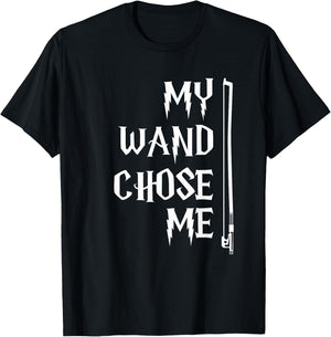 String Bow Violin For Orchestra (My Wand Chose Me) T-Shirt - T-Shirt | Black
