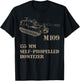 M109 Self Propelled Howitzer, artillery T-Shirt - T-Shirt | Black