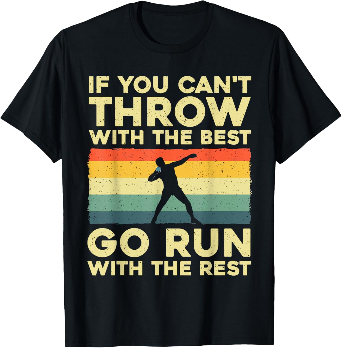 Shot Put Art Women Shot Put Throwing Shot Putter T-Shirt - T-Shirt | Black