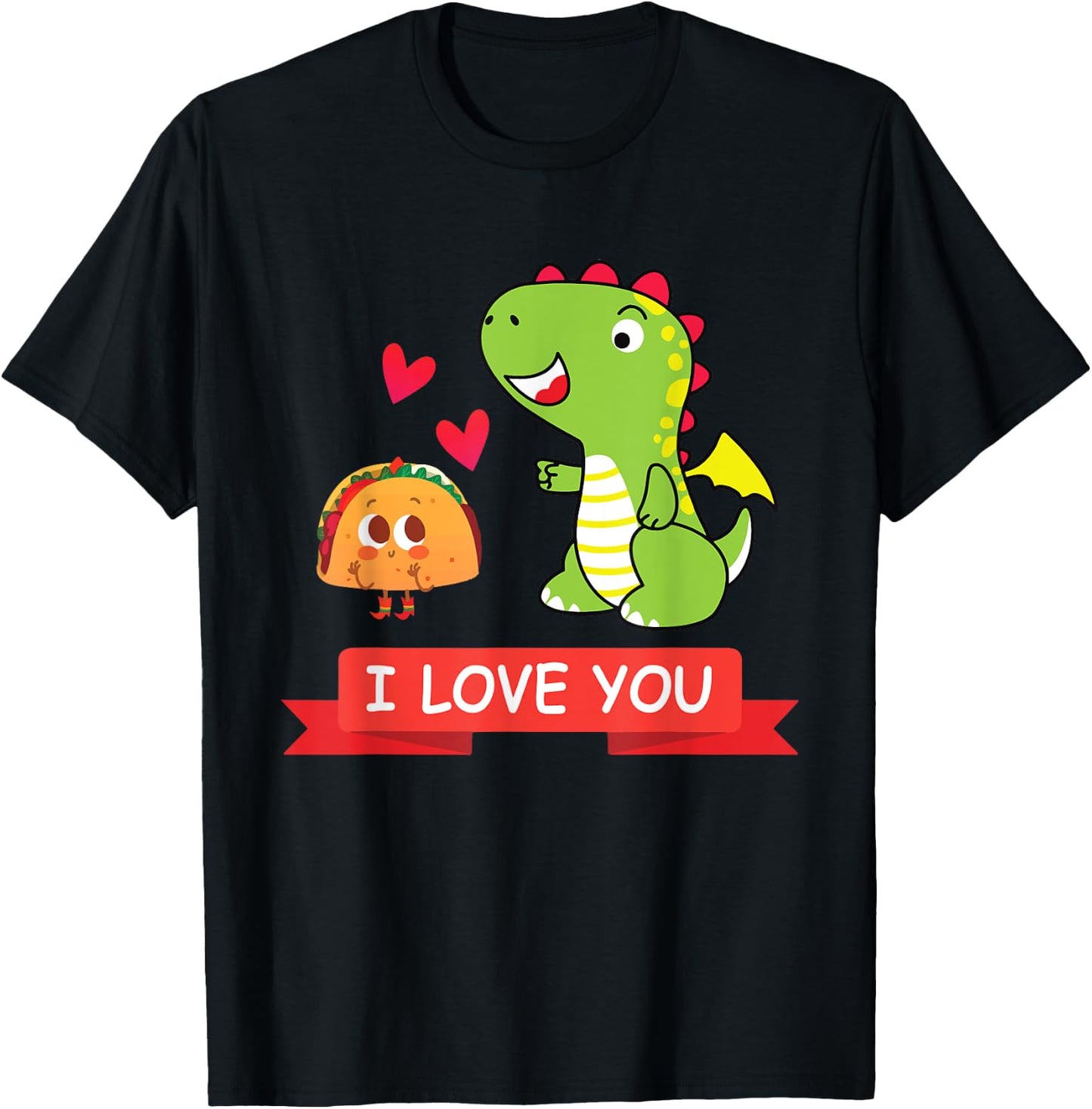Dragon Taco Dragons Love Tacos Party Gift T-Shirt - T-Shirt | Black