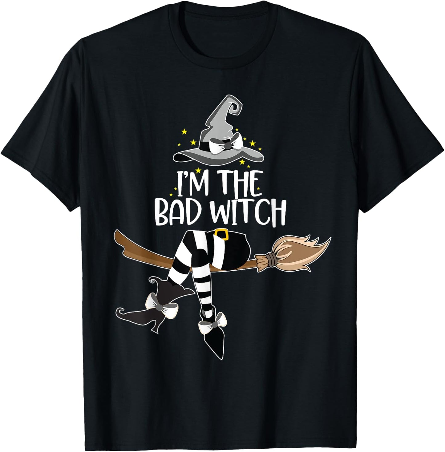 Im the Bad Witch Halloween Matching Group Costume T-Shirt - T-Shirt | Black