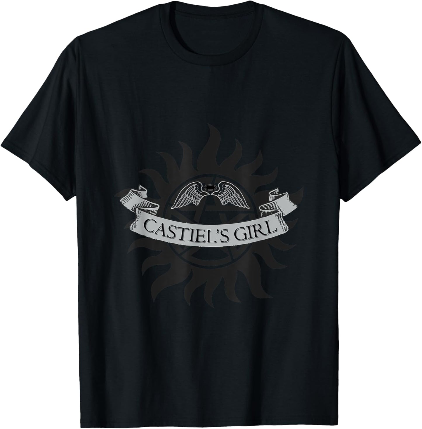 Castiel's Girl SPN T-Shirt - T-Shirt | Black